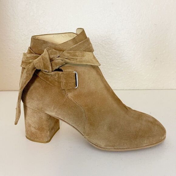 rag & bone Dalia Suede Camel Ankle Boots. 39/8.5 - Picture 4 of 10